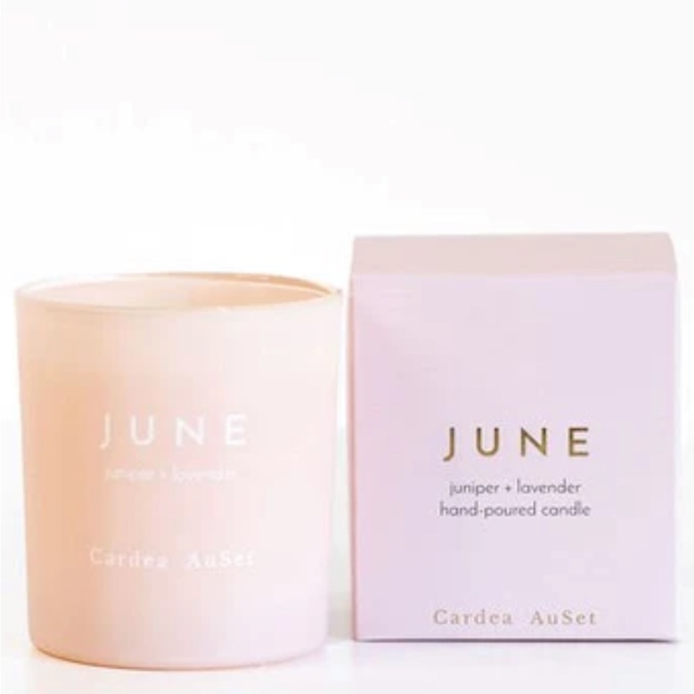 New Cardea Auset June Juniper + Lavender Hand Poured Candle!!🔥🔥🔥